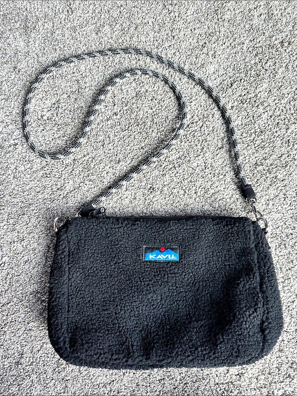 KAVU So Snuggy Crossbody Bag in Black
